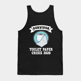 Product of the Year Toilet Paper Corona Survivor Pandemic Funny Tank Top